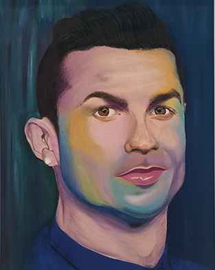 Paintings of legendary Cristiano Ronaldo by Indian artist wins ...