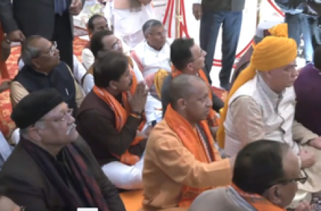 UP legislators offer prayers at Ram temple in Ayodhya, SP MLAs stay away