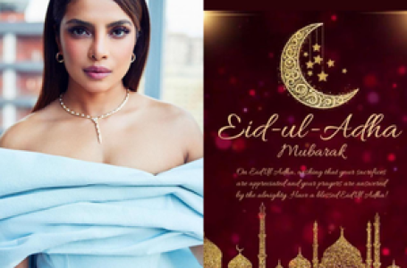 Priyanka wishes fans on Eid-ul-Adha: ‘Your sacrifices are appreciated, prayers answered’