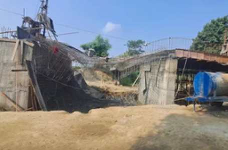 Under-construction bridge collapses in Bihar’s East Champaran