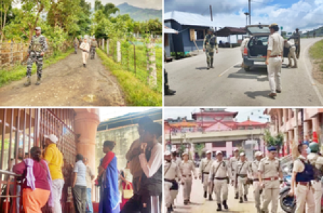 Curfew in 3 Manipur districts, protesting students assemble in Imphal market