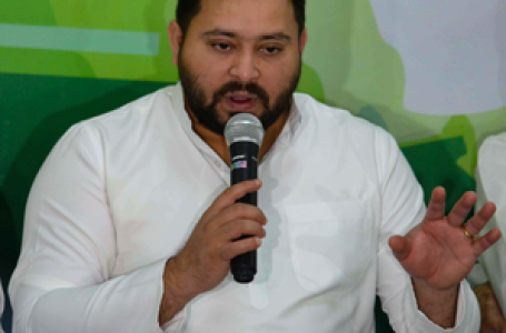 Top officials not allowing Nitish Kumar to speak publicly: Tejashwi Yadav