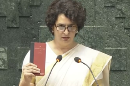 ‘I am very happy today’, Priyanka Gandhi takes oath as Lok Sabha MP