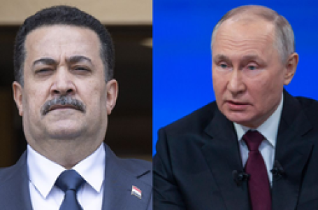 Iraqi PM, Putin discuss regional situation, energy cooperation over phone