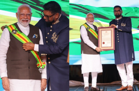 PM Modi conferred with Guyana’s ‘The Order of Excellence’, dedicates it to people of India