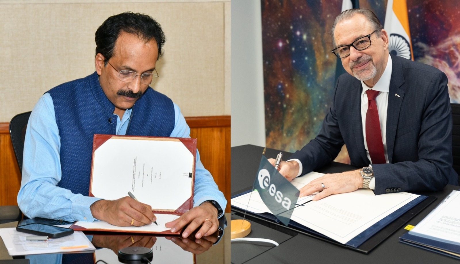 ISRO-ESA sign agreement to advance human spaceflight mission, boost global collaboration