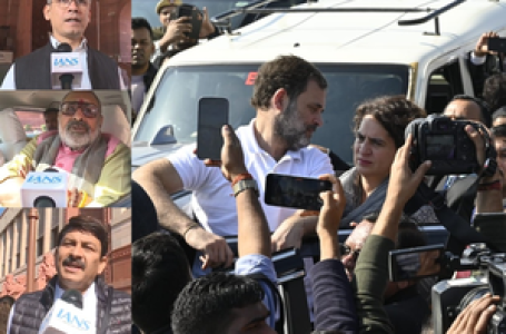 Denied constitutional right, says Rahul after being stopped by cops; slugfest over Sambhal visit