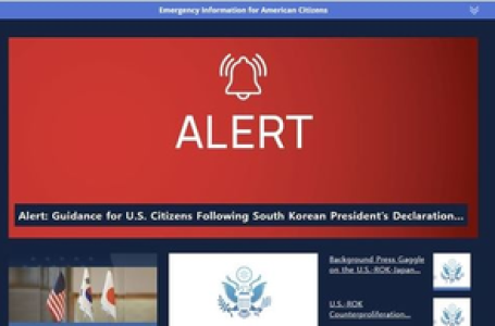 US Embassy in S.Korea issues emergency alert to its citizens after lifting of martial law