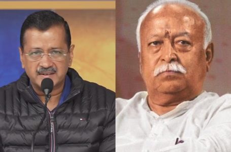 Arvind Kejriwal writes to RSS chief on BJP’s politics, raises questions