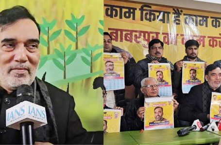 Delhi polls: Gopal Rai presents AAP’s 10-year report card for Babarpur Assembly seat