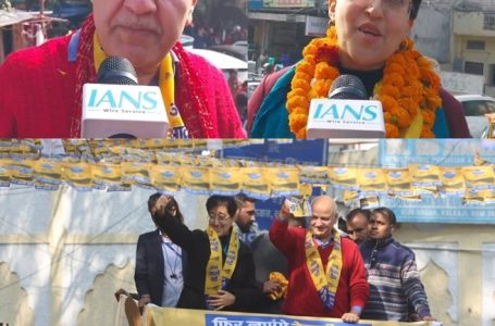 Kejriwal is in hearts of Delhiites: Atishi, Manish Sisodia rally people during roadshow