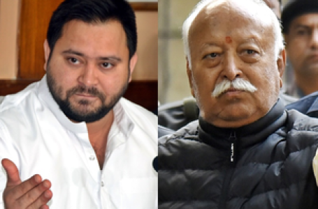 Tejashwi slams RSS chief for ‘India’s true Independence’ remark