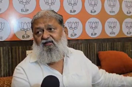 BJP’s notice to party’s veteran minister Anil Vij in Haryana