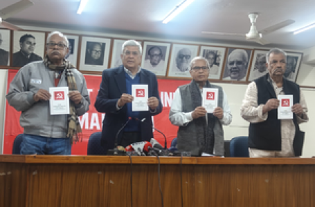 CPI-M’s draft political resolution for 24th Congress stresses more on ‘independent line’