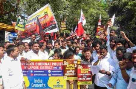 DMK’s student wing stages massive protests across TN against Hindi imposition