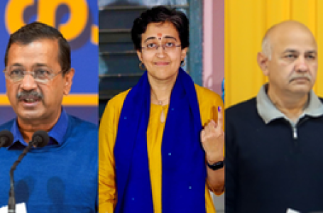 Delhi polls results: Early trends show Kejriwal leading, CM Atishi, Sisodia trailing