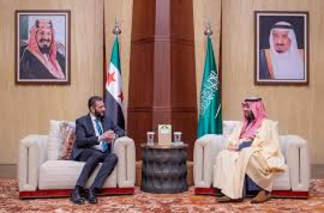 Saudi crown prince, Syria’s interim president meet on ties, latest developments